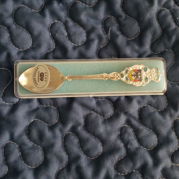 Source Unknown Other - Silver Collector Spoon From Germany